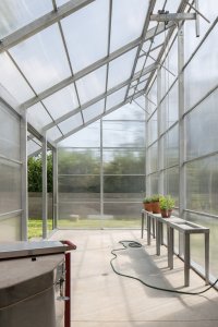 Ateliér, dílna a skleník v jednom v Buffalu od architektonického studia Davidson Rafailidis