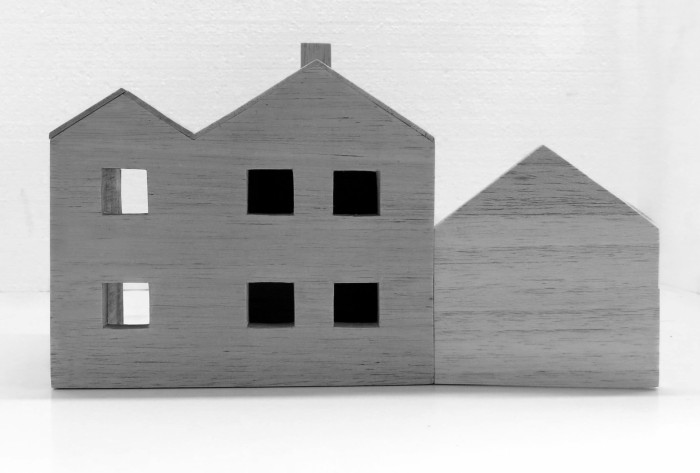 Dům v Ráji, Zdeněk Balík (ZETTE ateliér), model.