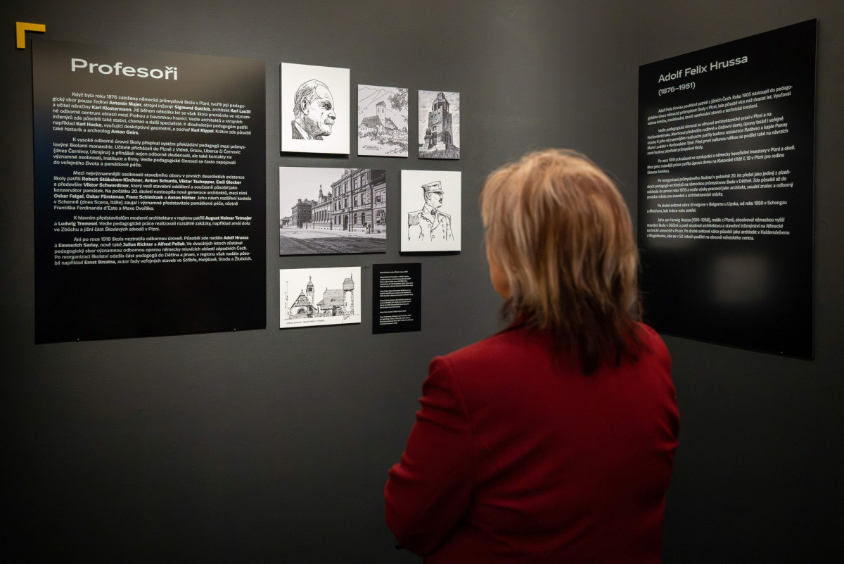 Výstava DOBRÁ ARCHITEKTURA KOMMT AUS PILSEN: PROFESOŘI A ŽÁCI NĚMECKÉ PRŮMYSLOVÉ ŠKOLY V PLZNI 1876–1928 (Výstava plzeňské průmyslové školy)
