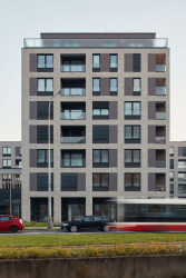 Ateliér Podlipný Sladký architekti realizoval celkem sedm bytových domů v pražských Strašnicích