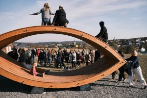 Nebušické Oko od studentů Fakulty architektury ČVUT z ateliéru Seho-Poláček