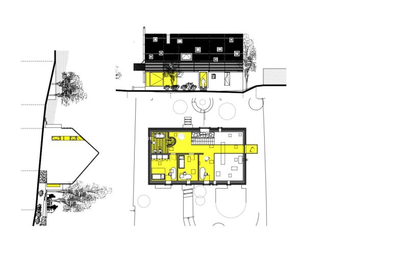 Rodinný dům Chmeľová, výkresy, Sebastian Nagy Architects
