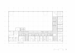 Administrativní budova GA DRILLING, půdorys 2np, Roman Zitnansky architecture, GutGut