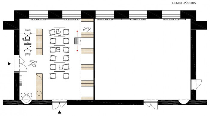Knihovna pro gymnázium Třeboň, Ateliér 111 architekti