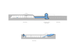 Řezy (Rekonstrukce areálu vodojemů na Žlutém kopci v Brně, David Prudík architekti)