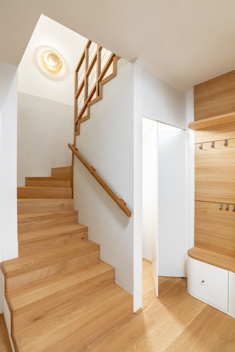 Interiér mezonetového bytu, studio AEIOU