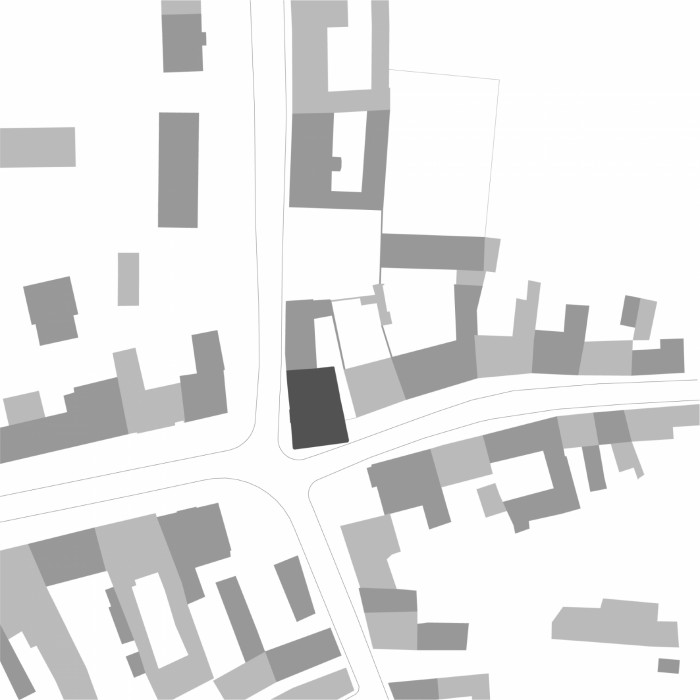 Komunitní centrum Židlochovice, JURA‌ ‌ET‌ ‌CONSORTES / Pavel Jura, Pavel Steuer, situace původní stav