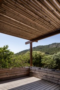 Výhled na krásnou přírodu Mallorky (Farma Sa Taronja, Beef architekti)