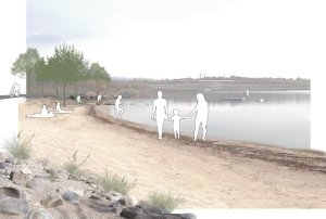 3. cena, Rehwaldt Landscape Architects – pláž Roudníky.