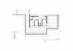 Vila Vlastibořice, SIAL architekti a inženýři / Michal Hušek, Magda Sobotková, půdorys 2NP