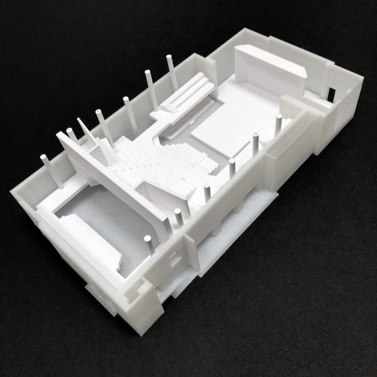 Koncertní síň v Ostravě od studií Steven Holl Architects + Architecture Acts, model návrhu.