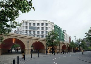 Nová podoba Florence - Vizualizace fasády a Negrelliho viaduktu