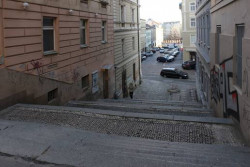 Žižkovské schody, ilustrační fotografie.