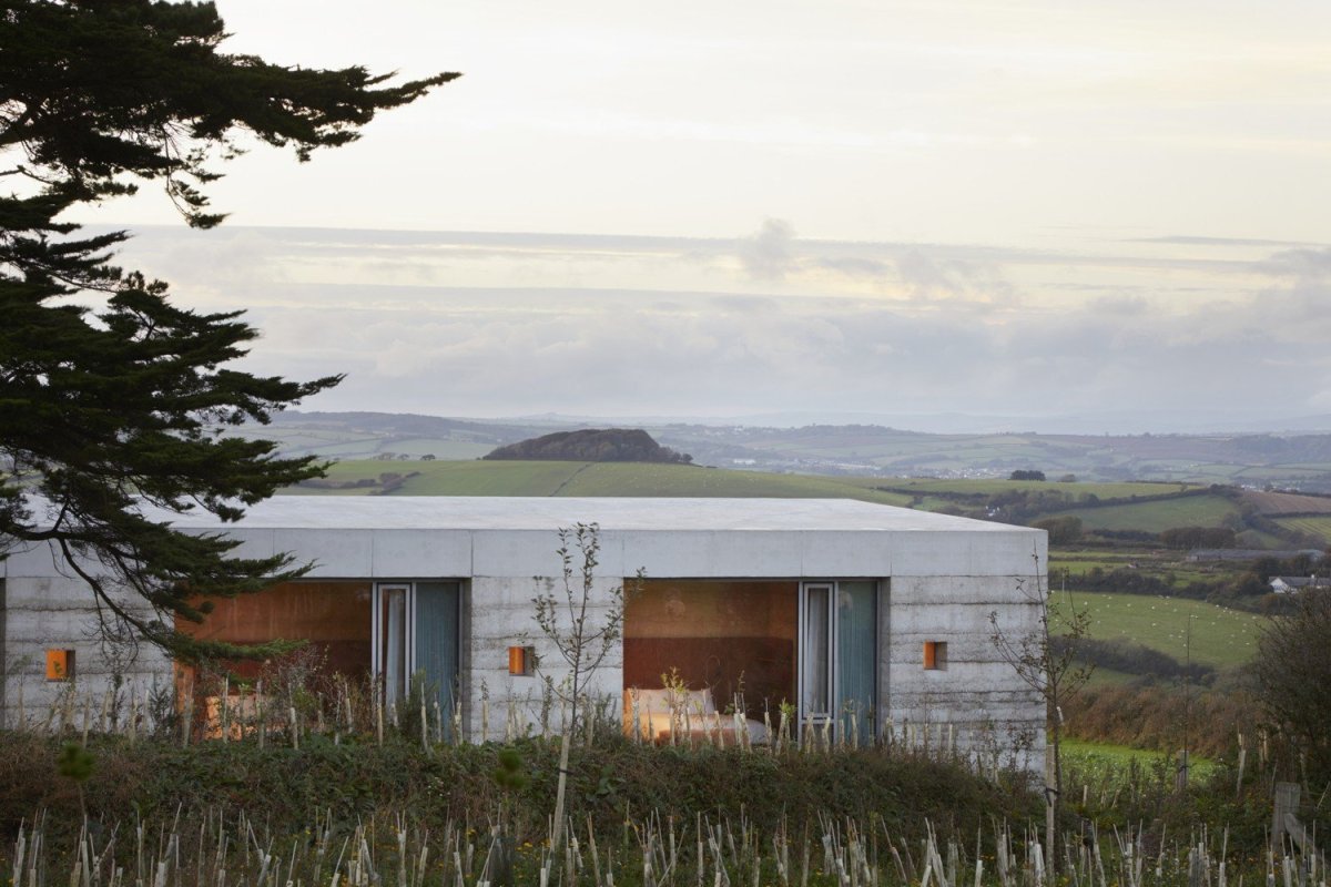 Vila Secular Retreat v anglickém Devonu, Peter Zumthor