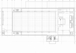 Atelier 8000, Interiér multifunkční haly Forum Karlín, půdorys 2. NP - foto