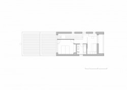 Rodinný dům v Úněticích, půdorys 2 NP, Mimosa architekti