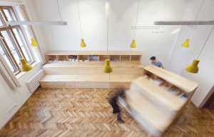 Knihovna pro gymnázium Třeboň, Ateliér 111 architekti