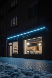 Interiér Cafe Smoo v Příbrami, Michael Karnet