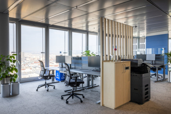 Wiesner-Hager vybavil kanceláře společnosti UNIQA ve Vídni s ohledem na udržitelnost a recyklaci