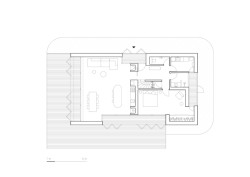 Půdorys 1.NP (Dům Oskar, Jan Žaloudek)