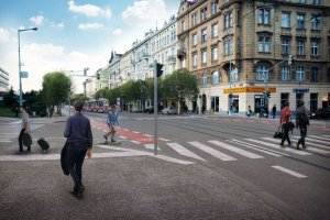 Koncepční studie budoucí podoby Letenského kříže, křižovatka ulic Veltržní a Dukelských hrdinů, návrh – foto