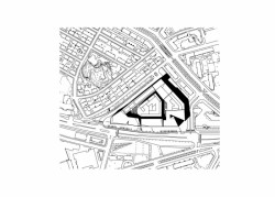 JKMM, kanceláře Vallila, situace, výkres