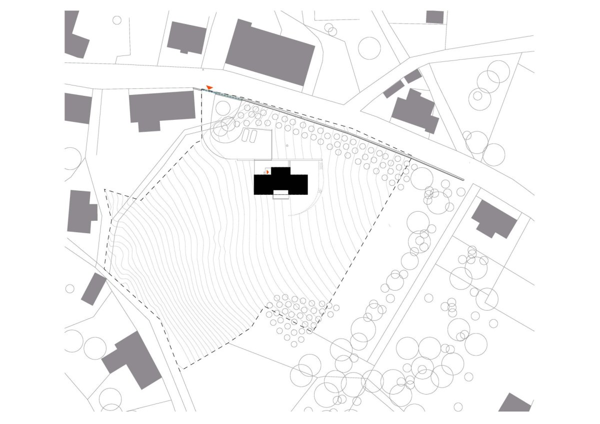 Chata v Jizerských horách, Markéta Cajthamlová, Architektonická projekční kancelář: Situace