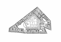 JKMM, kanceláře Vallila, 5.NP, výkres