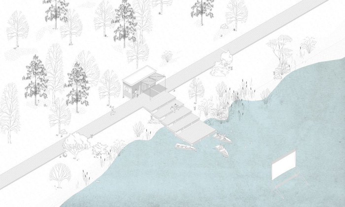 Vu Dinh Quang, Daniela Míková a Ondřej Novák, Malá architektura pro Velký rybník, letní kino - foto