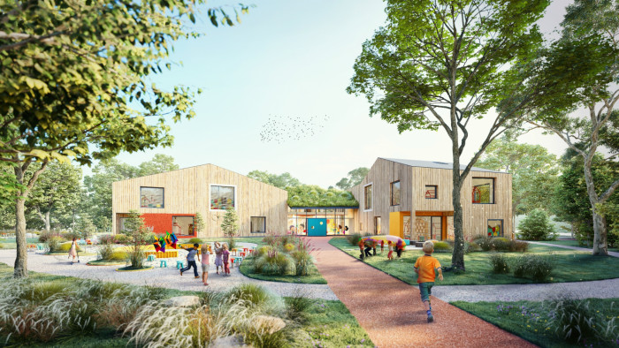 Školka v Českém Brodě, vizualizace, MS Architekti