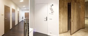 Bezpečnostní dveře Fortius Safety RC2 umožní využít eleganci skrytých zárubní již při vstupu do bytu.