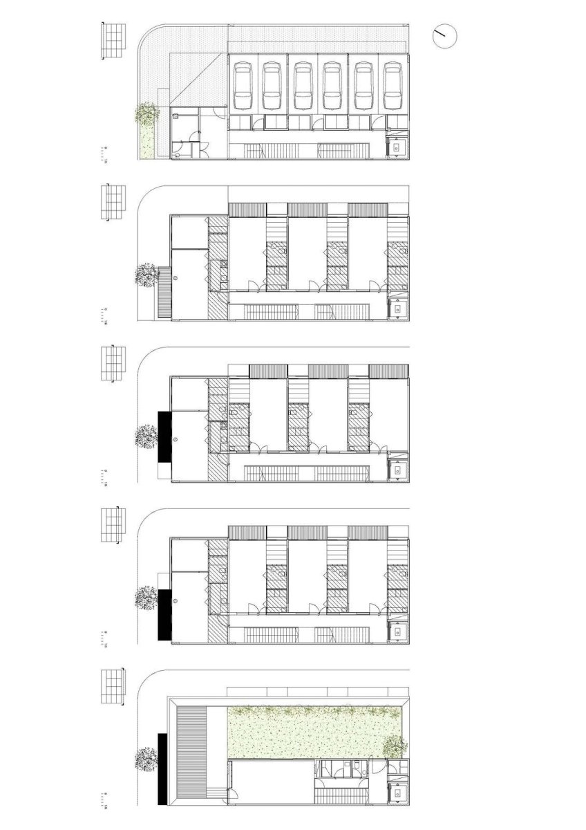 Quintana 4598, IR arquitectura, půdorys