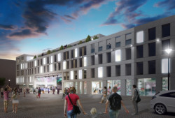 Revitalizace Náměstí Míru ve Zlíně, vizualizace, P.P. Architects