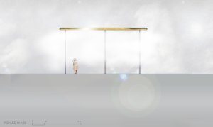 Kašna na Karlově náměstí v Třebíči, pohled, H3T Architekti
