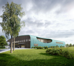 Hokejový stadion v Hluboké nad Vltavou, vizualizace, A8000