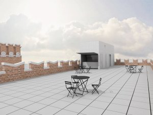 Adaptace obilného sila pro Nadaci Automatické mlýny od studia Prokš Přikryl architekti - střecha