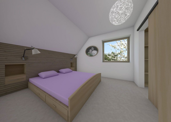 ARCHCON atelier, Dům na větrném kopci, vizualizace - foto