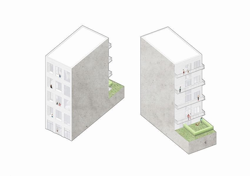 Pavla Maxová, Jan Novotný, Blok z domů, Townhouse - foto