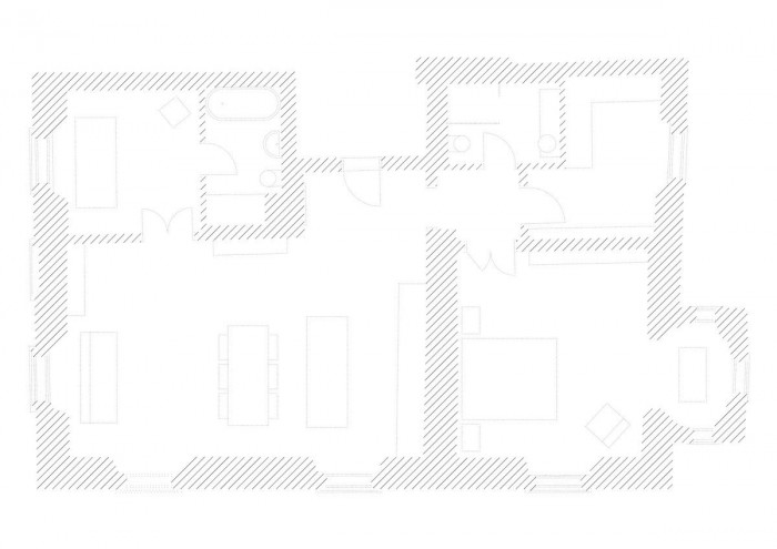 Bydlení v klášteře, půdorys