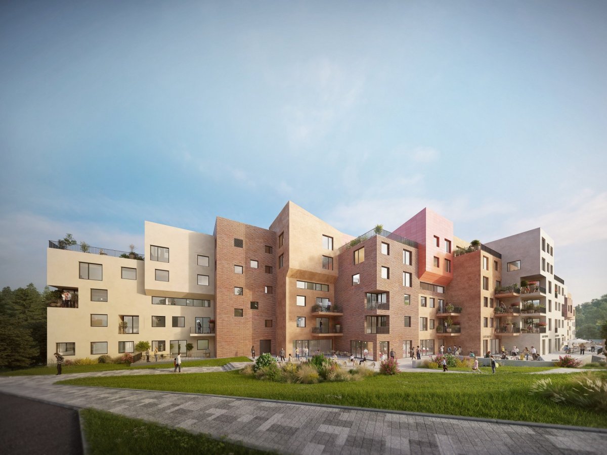 Průmyslový areál v Českém Krumlově přemění studio A8000 na bytový komplex