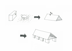 ov-a, Dům u Železného Brodu, koncept – foto