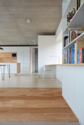 Rodinný dům ve svahu, masparti