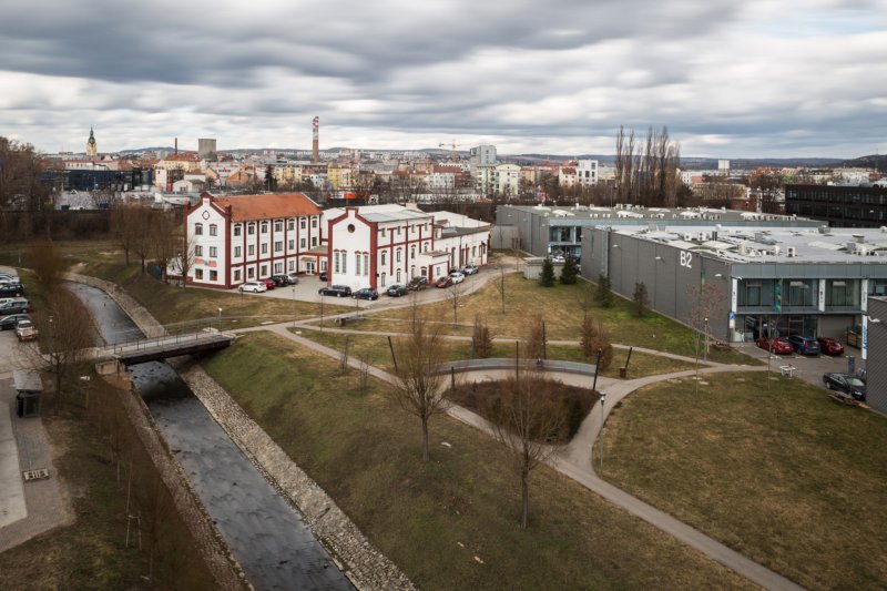 Bývalé škrobárny, fotografie před rekonstrukcí.