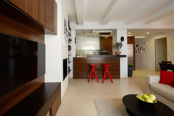 dotegg architekti s. r. o., Půdní byt v Holešovicích - foto