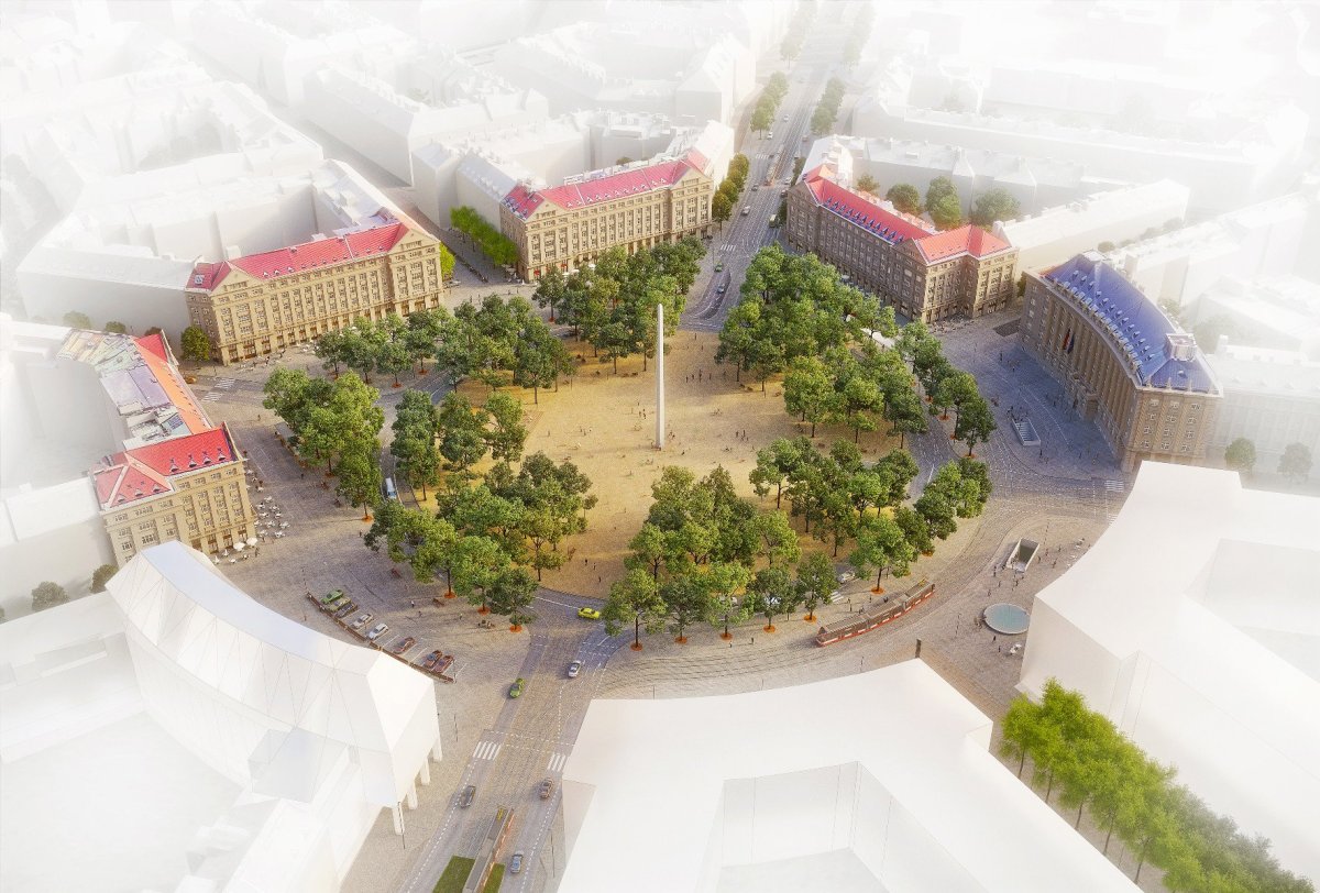 Vítězné námestí, Pavel Hnilička architekti.