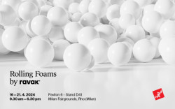 Česká společnost Ravak se prezentuje na milánském Salone del Mobile. Jejich ambientní, vizuálně atraktivní expozici navrhlo renomované autorské duo Vrtiška & Žák.