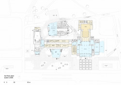 Koncertní síň v Ostravě od studií Steven Holl Architects + Architecture Acts, výkresy.