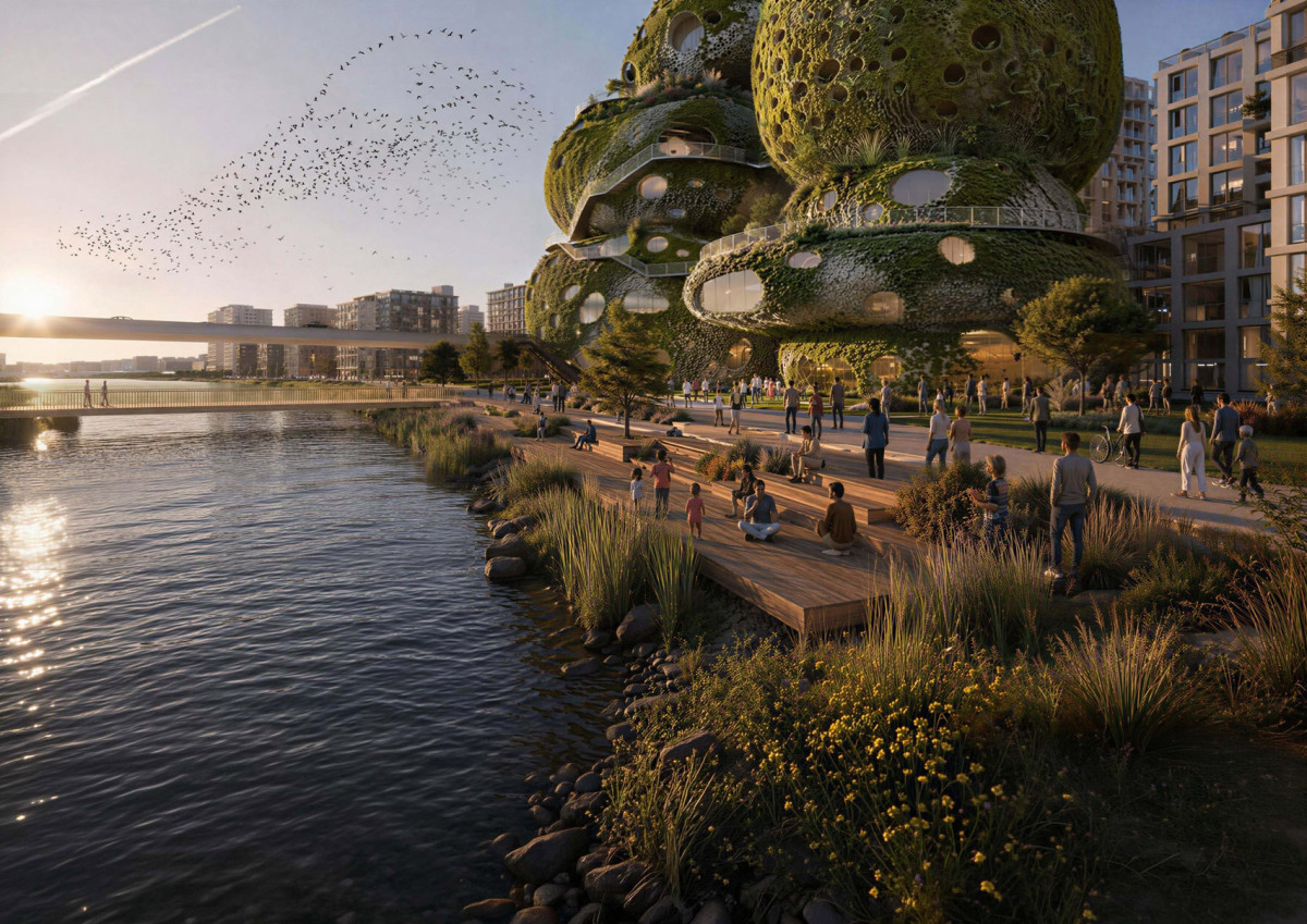 Rotterdam Rocks čili rotterdamské skály, stavba budoucnosti od ateliéru MVRDV