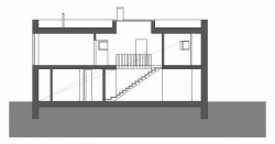 Rodinný dům v Teplicích, řez a, 3+1 architekti