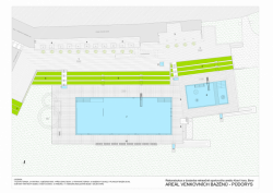 Architekti DRNH, Sportovní a rekreační areál Kraví hora, půdorys areál – foto